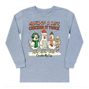 Kids' Chicken It Twice Front Design Long-Sleeve Tee