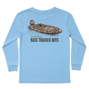 Boys' Bass Tracker Boys Long-Sleeve Tee Long Sleeve T-Shirt Cardin McCoy Light Blue XXS (2/3) Pocket