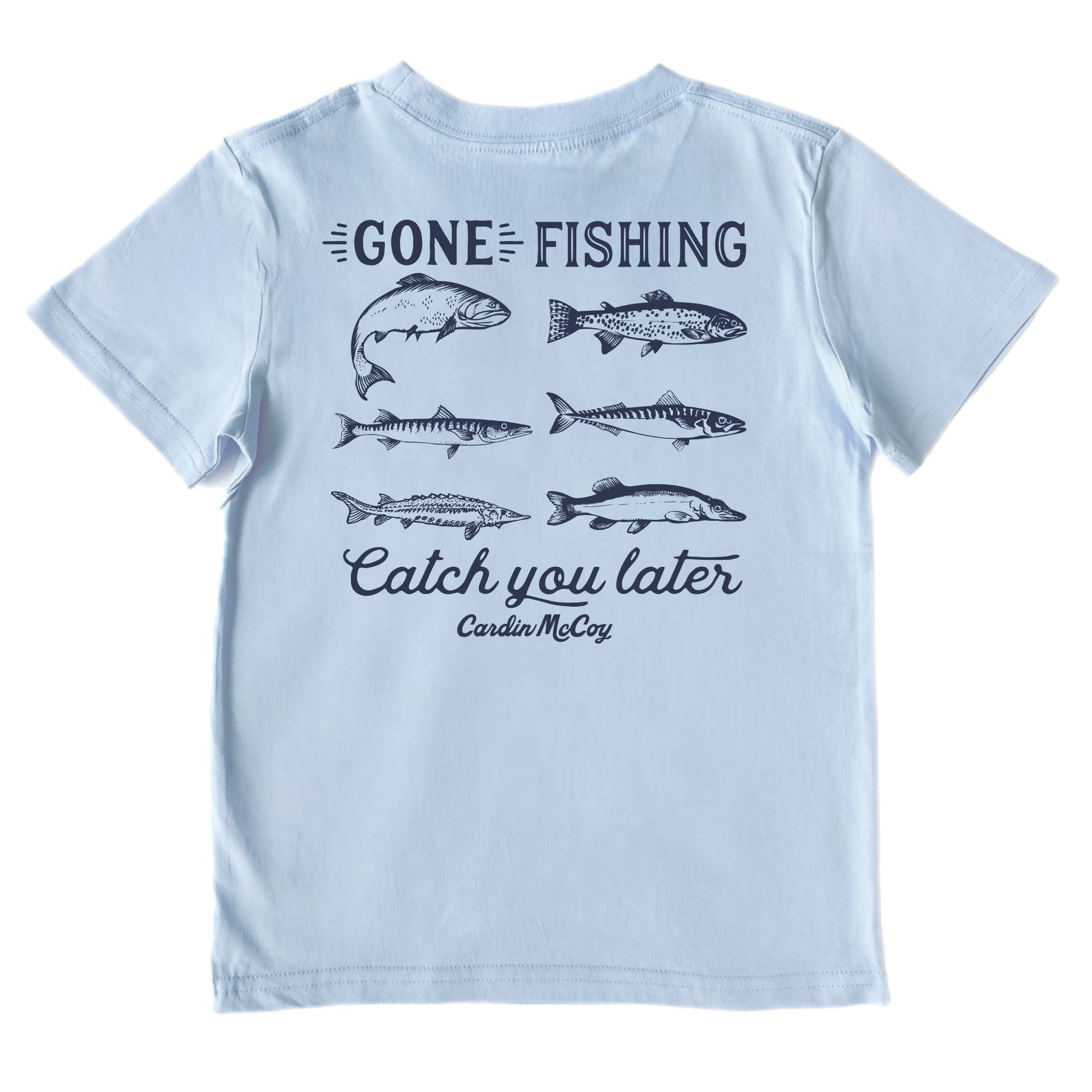 Boys' Catch You Later Performance Short-Sleeve Tee Short Sleeve T-Shirt Cardin McCoy Blue Sky XXS (2/3) No Pocket