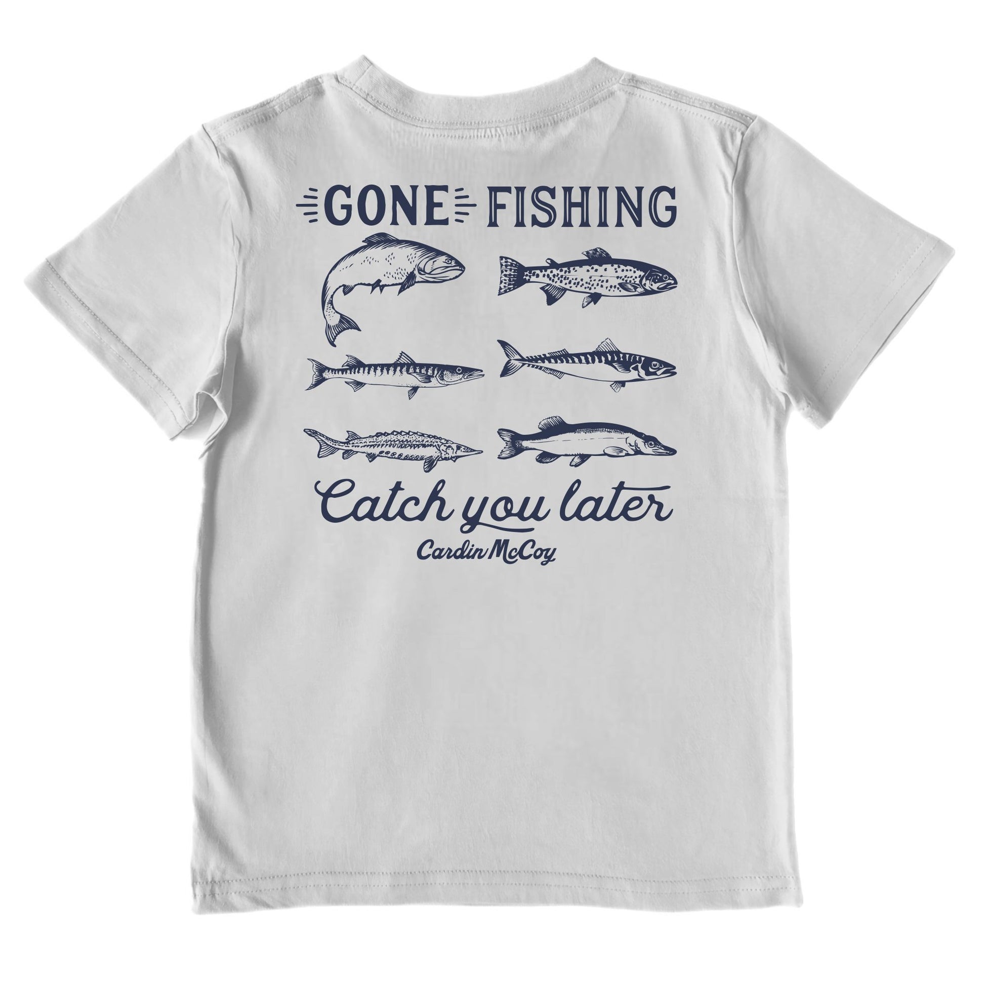 Boys' Catch You Later Performance Short-Sleeve Tee Short Sleeve T-Shirt Cardin McCoy Gray Mist XXS (2/3) No Pocket