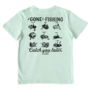 Boys' Catch You Later (Reels) Performance Short-Sleeve Tee Short Sleeve T-Shirt Cardin McCoy Surf Spray XXS (2/3) No Pocket