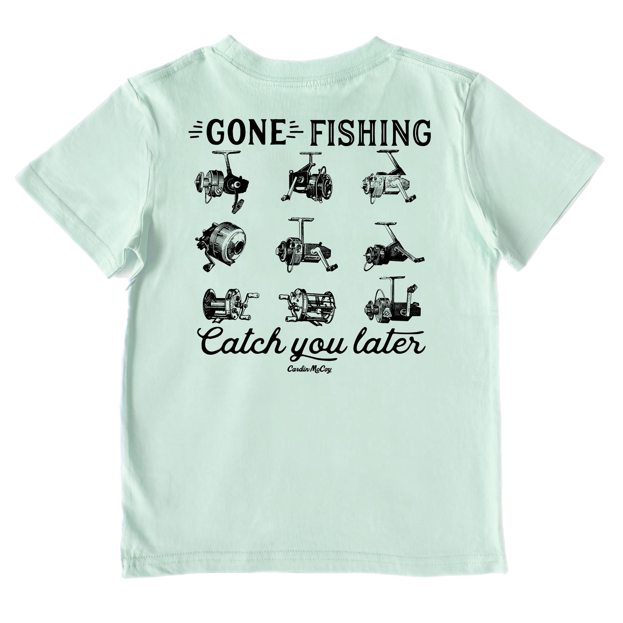 Boys' Catch You Later (Reels) Performance Short-Sleeve Tee Short Sleeve T-Shirt Cardin McCoy Surf Spray XXS (2/3) No Pocket