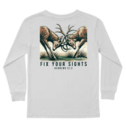 Boys' Fix Your Sights Long-Sleeve Tee Long Sleeve T-Shirt Cardin McCoy Ice Gray XXS (2/3) Pocket
