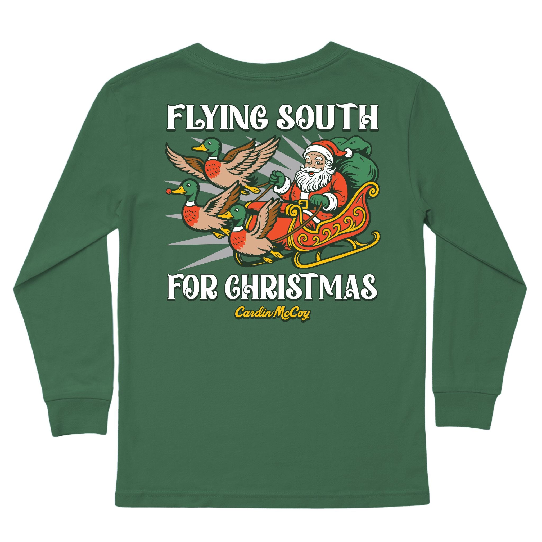 Boys' Flying South Long-Sleeve Tee Long Sleeve T-Shirt Cardin McCoy Dark Olive XXS (2/3) Pocket