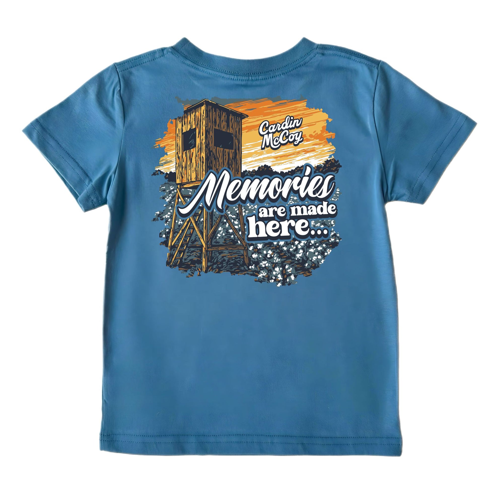 Boys' Memories Short-Sleeve Tee Short Sleeve T-Shirt Cardin McCoy Blue XXS (2/3) No Pocket