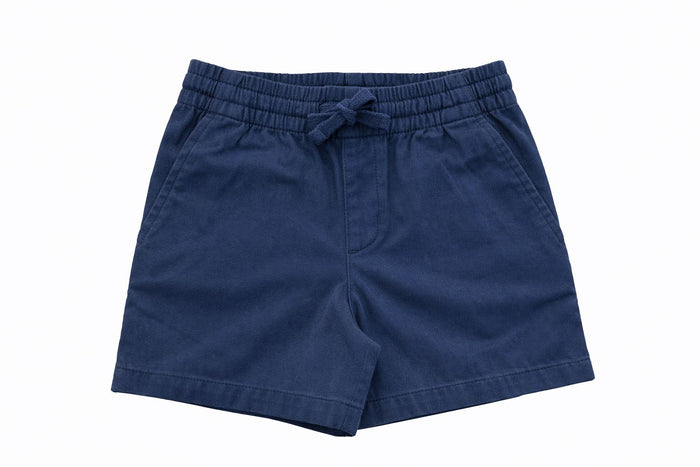 Boys' Navy Cotton Short