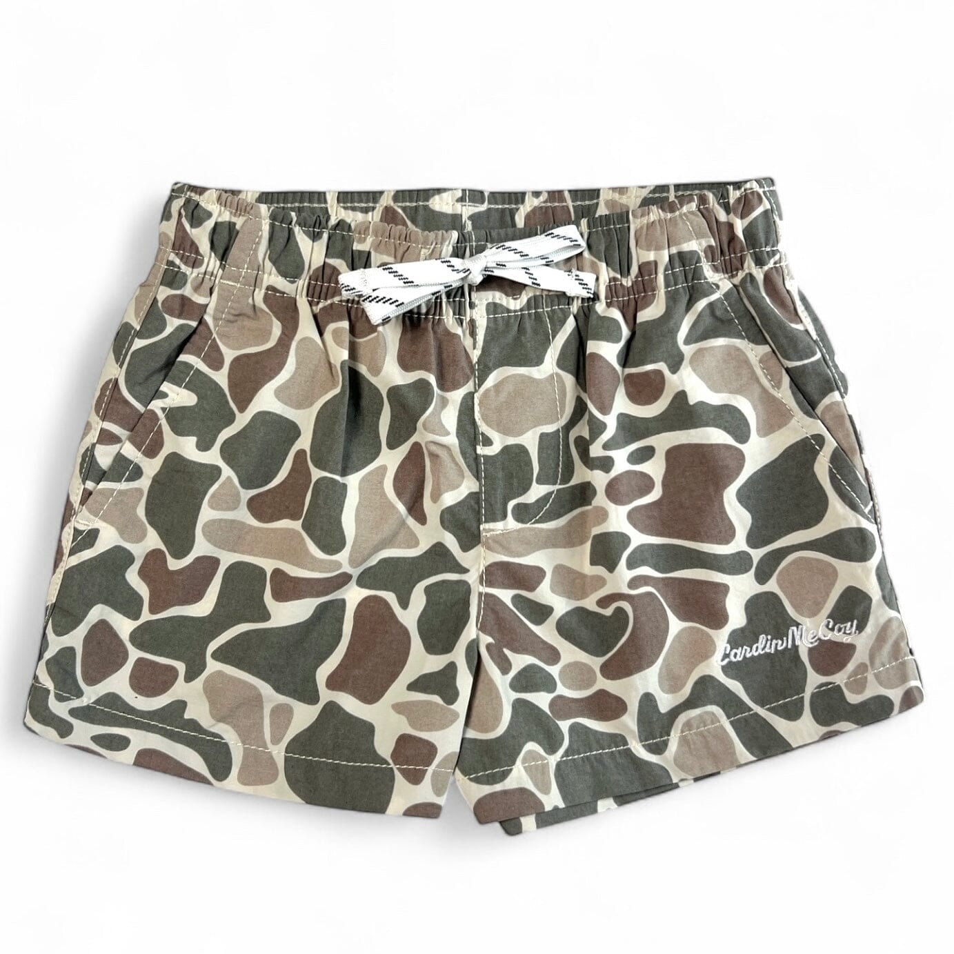 Boys' Performance Shorts (New Shorter Version) Shorts Cardin McCoy Sand Camo XXS (2/3) 