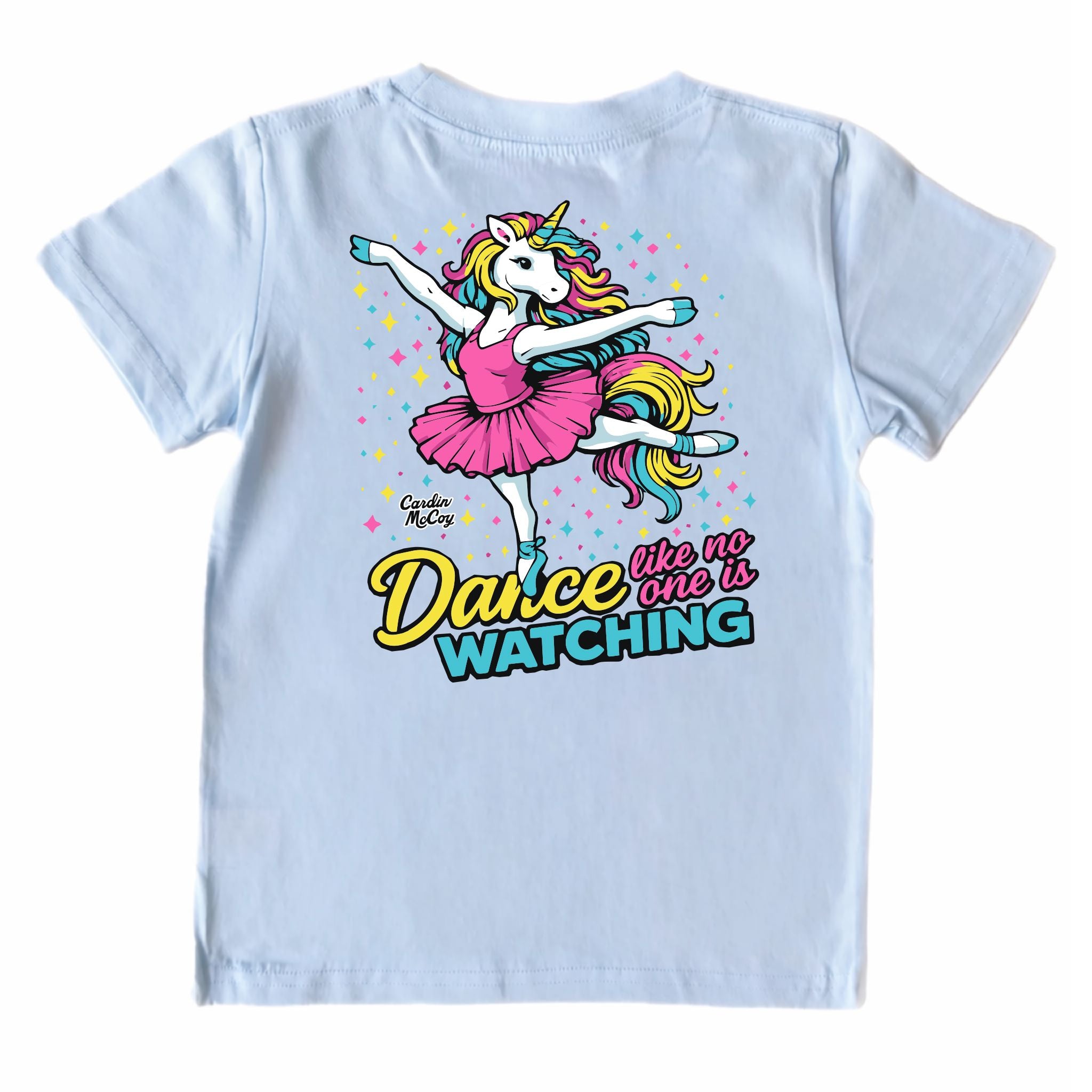 Girls' Dance Like Short-Sleeve Tee Short Sleeve T-Shirt Cardin McCoy Cool Blue XXS (2/3) Pocket