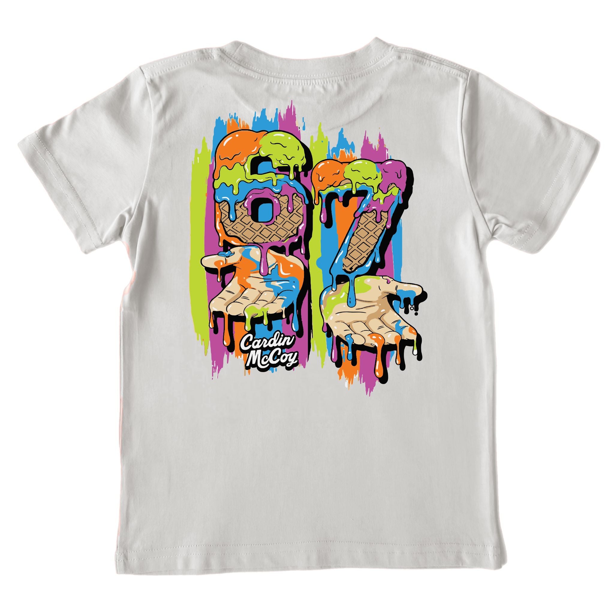 Kids' 6/7 Hands Short-Sleeve Tee Short Sleeve T-Shirt Cardin McCoy Ice Gray XXS (2/3) Pocket