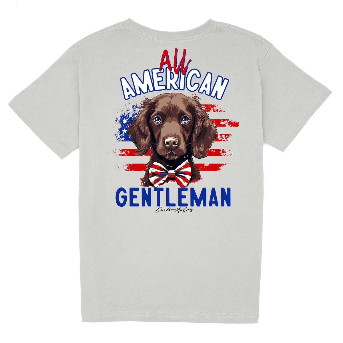 Kids' All American Gentleman Short Sleeve Pocket Tee Short Sleeve T-Shirt Cardin McCoy Ice Gray XXS (2/3) 