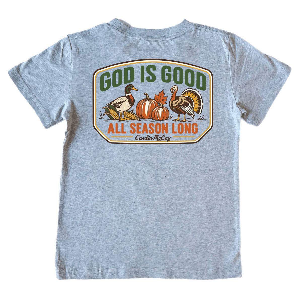 Kids' All Season Short-Sleeve Tee Short Sleeve T-Shirt Cardin McCoy Heather Gray XXS (2/3) Pocket