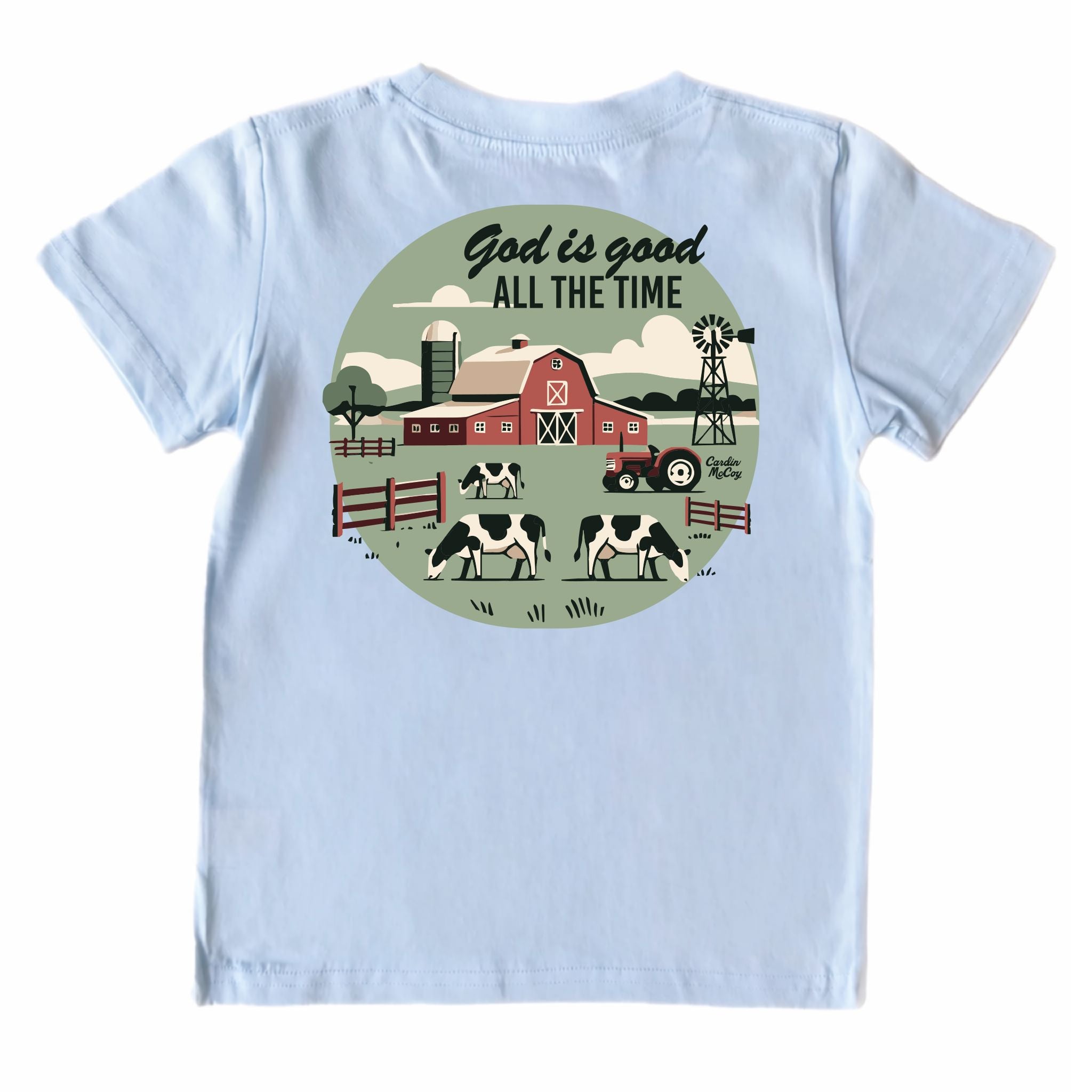 Kids' All the Time Short-Sleeve Tee Short Sleeve T-Shirt Cardin McCoy Cool Blue XXS (2/3) Pocket