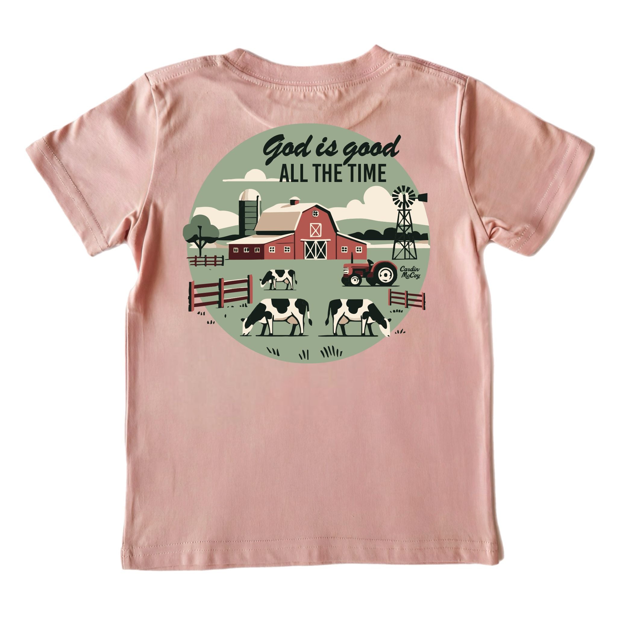 Kids' All the Time Short-Sleeve Tee Short Sleeve T-Shirt Cardin McCoy Rose Tan XXS (2/3) Pocket