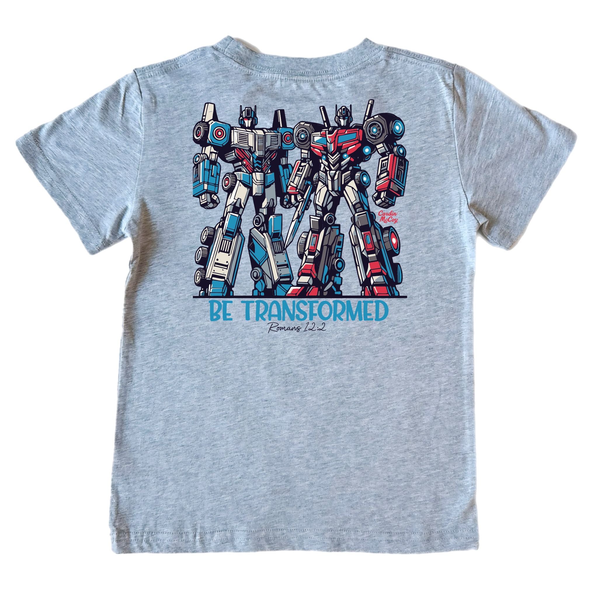 Kids' Autobots Short-Sleeve Tee Short Sleeve T-Shirt Cardin McCoy Heather Gray XXS (2/3) Pocket