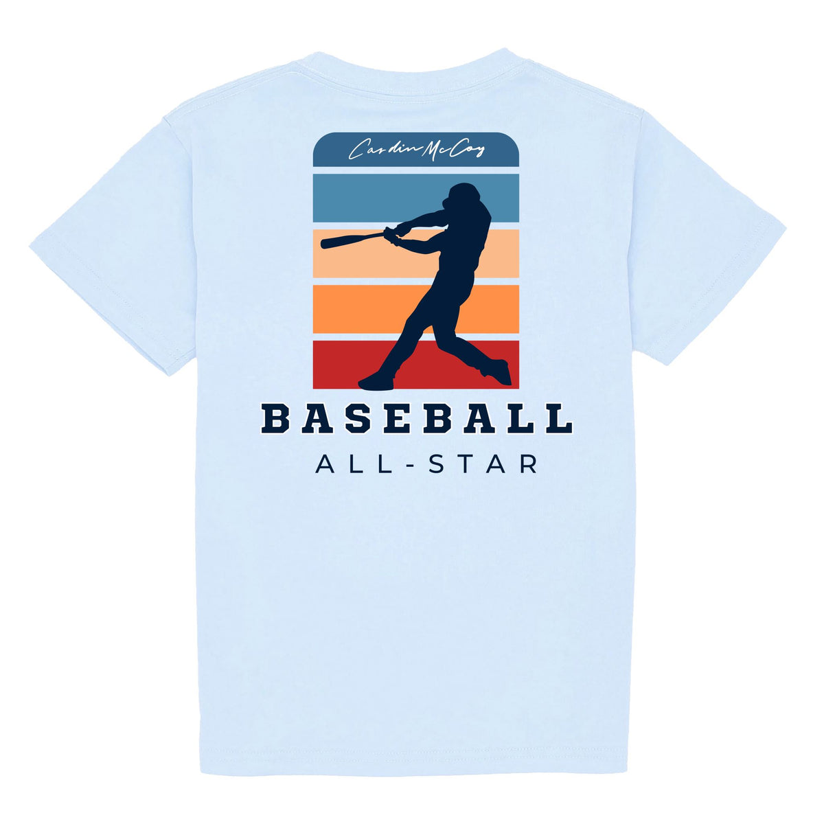Kids' Baseball Allstar Short Sleeve Pocket Tee Short Sleeve T-Shirt Cardin McCoy Cool Blue XXS (2/3) 