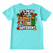 Kids' Be Different Short-Sleeve Tee Short Sleeve T-Shirt Cardin McCoy Teal XXS (2/3) Pocket