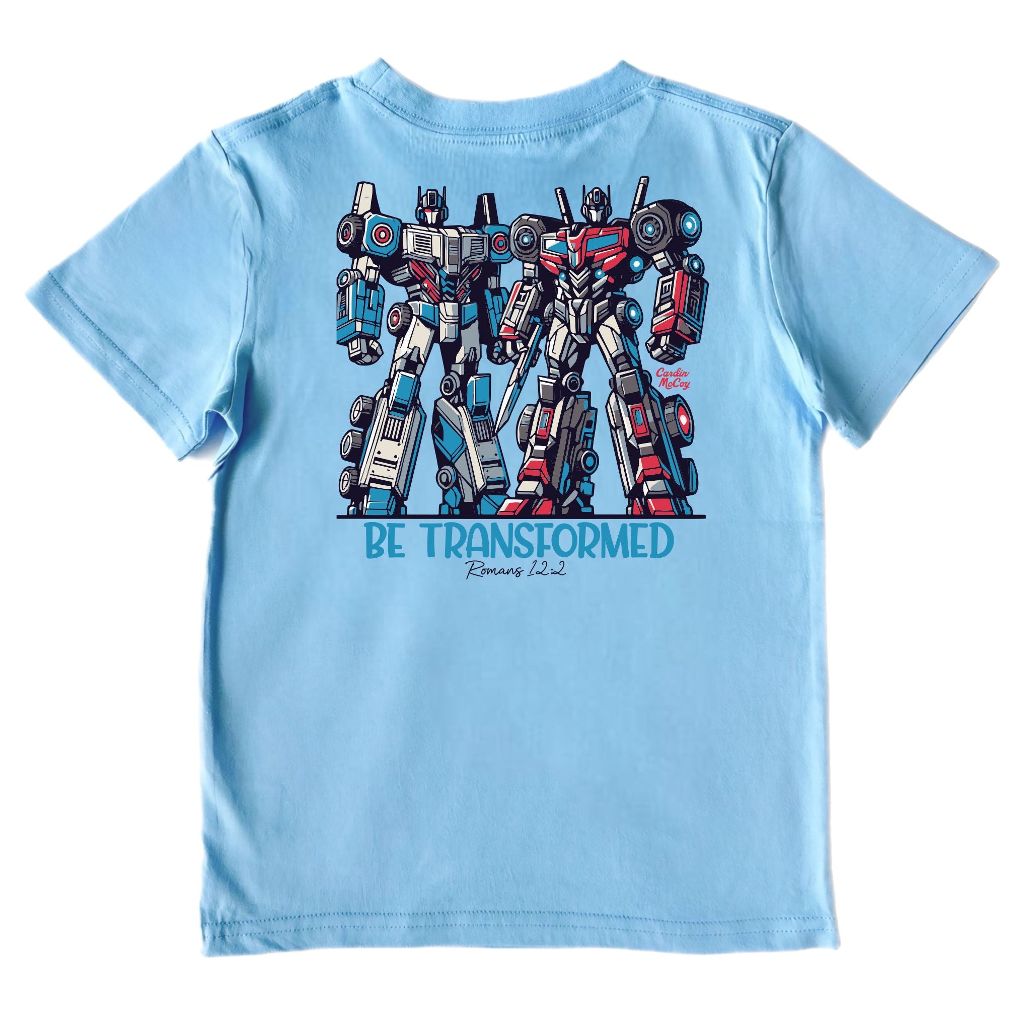 Kids' Be Transformed Short-Sleeve Tee Short Sleeve T-Shirt Cardin McCoy Light Blue XXS (2/3) Pocket