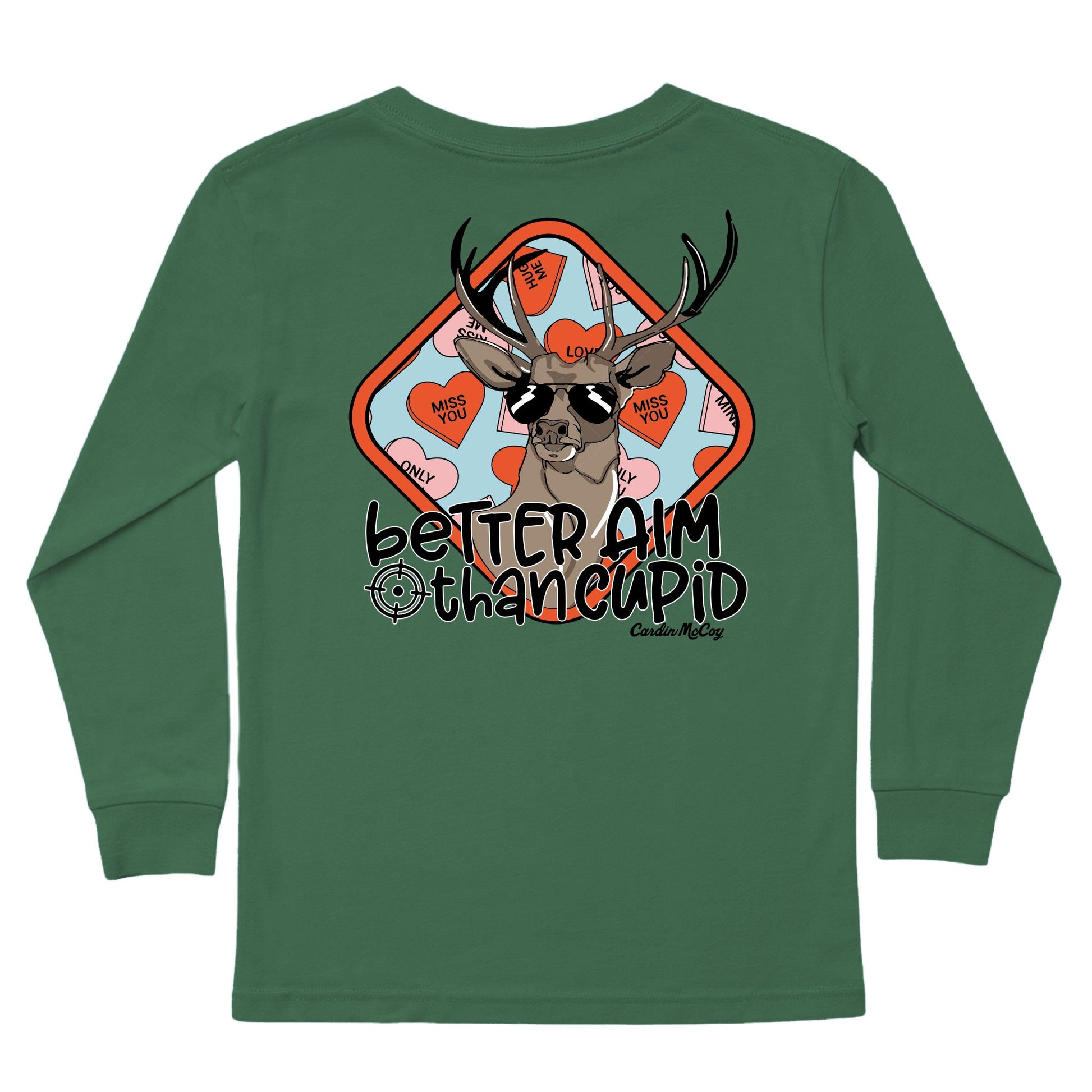 Kids' Better Aim Long-Sleeve Tee Long Sleeve T-Shirt Cardin McCoy Dark Olive XXS (2/3) Pocket