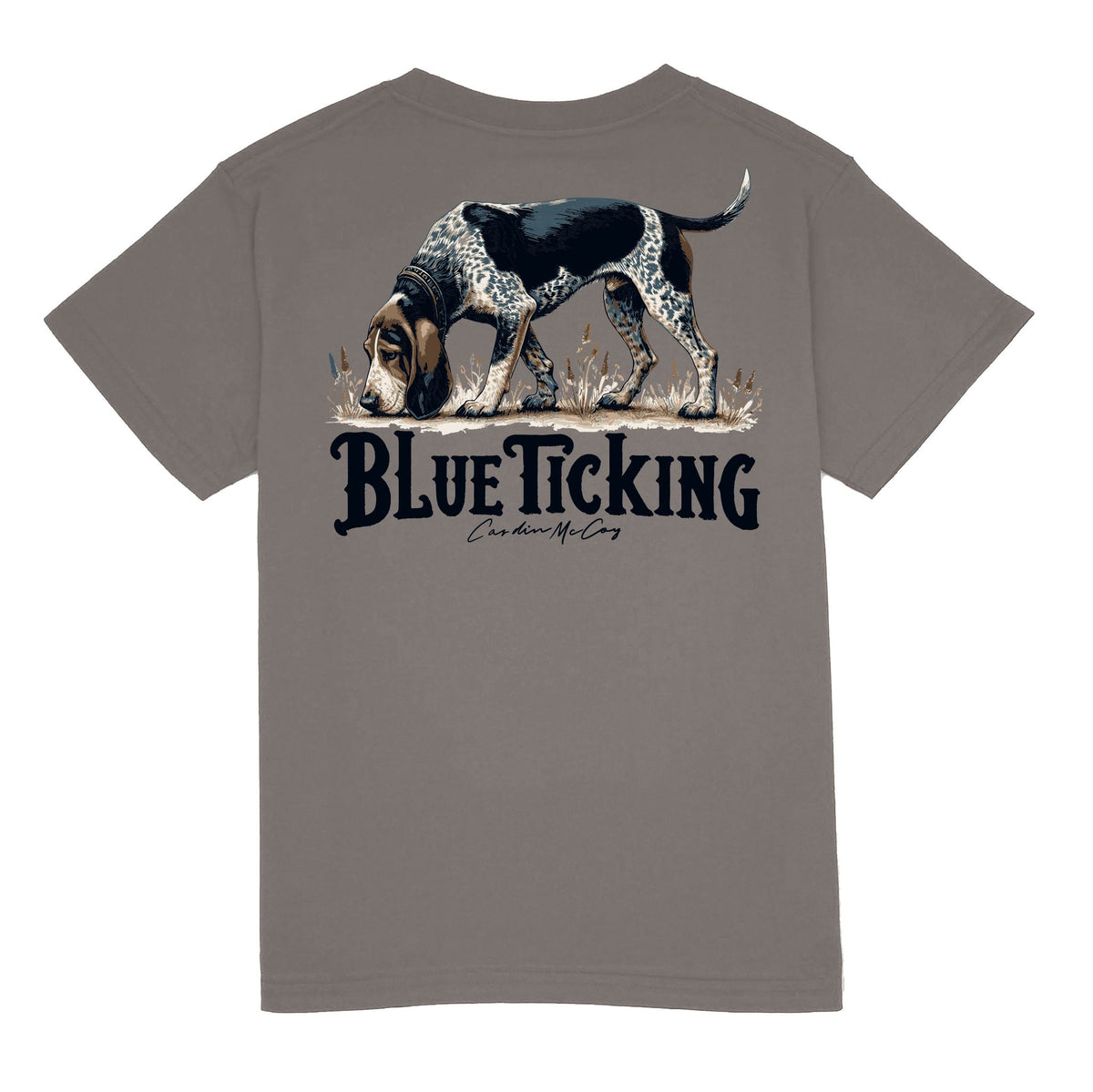 Kids' Blue Ticking Short Sleeve Tee Short Sleeve T-Shirt Cardin McCoy Anchor Gray XXS (2/3) 