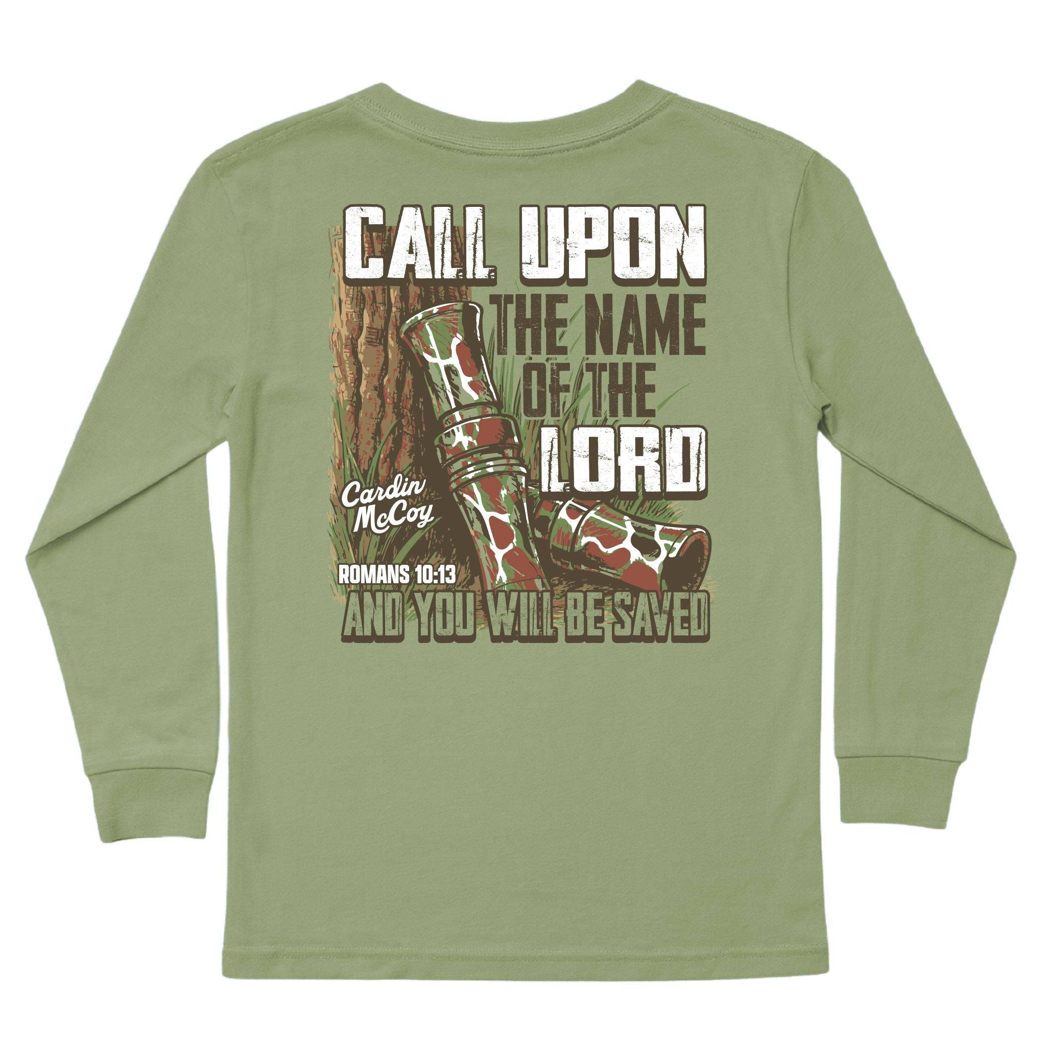 Kids' Call Upon Long-Sleeve Tee Long Sleeve T-Shirt Cardin McCoy Light Olive XXS (2/3) Pocket