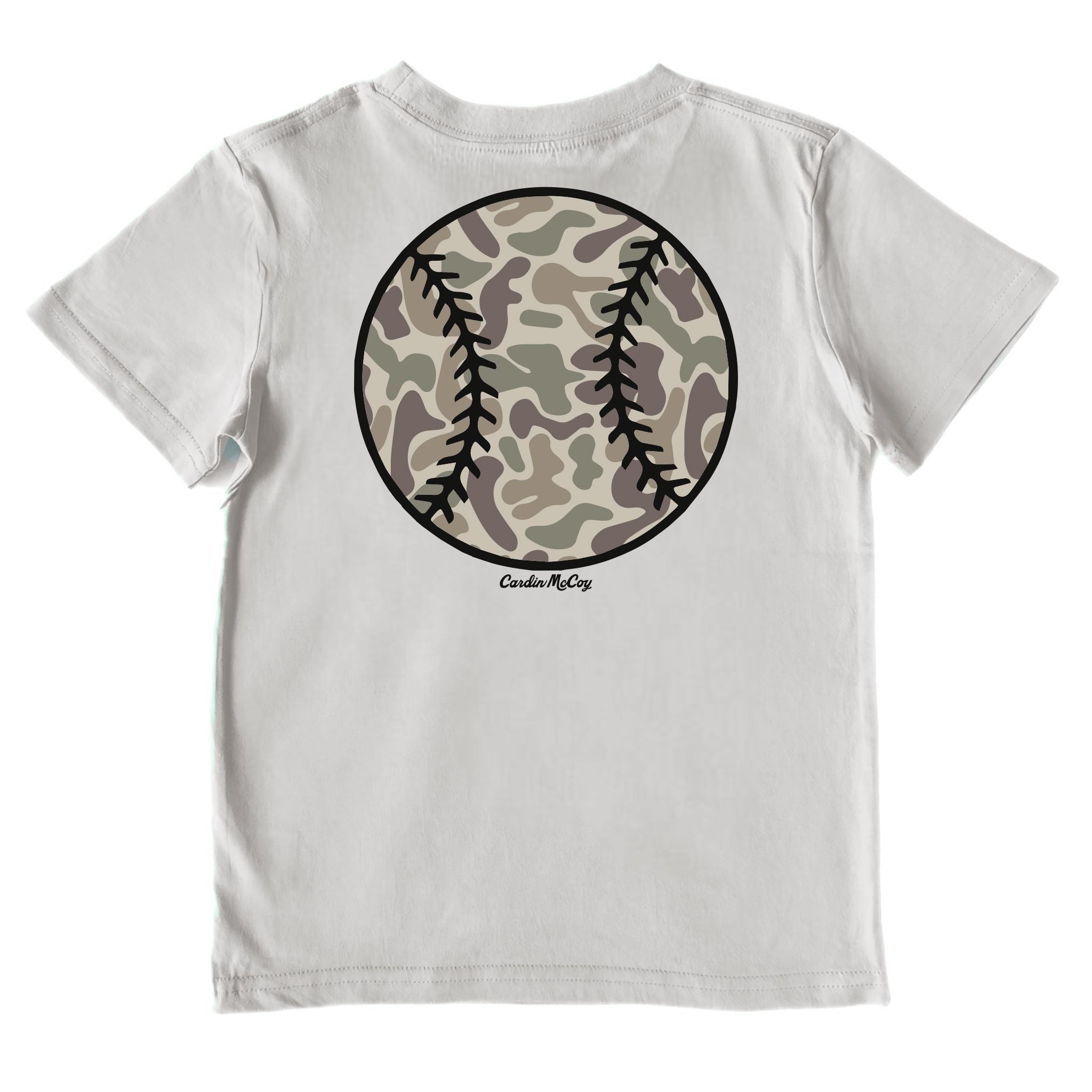 Kids' Camo Baseball Performance Short-Sleeve Tee Short Sleeve T-Shirt Cardin McCoy Gray Mist XXS (2/3) 