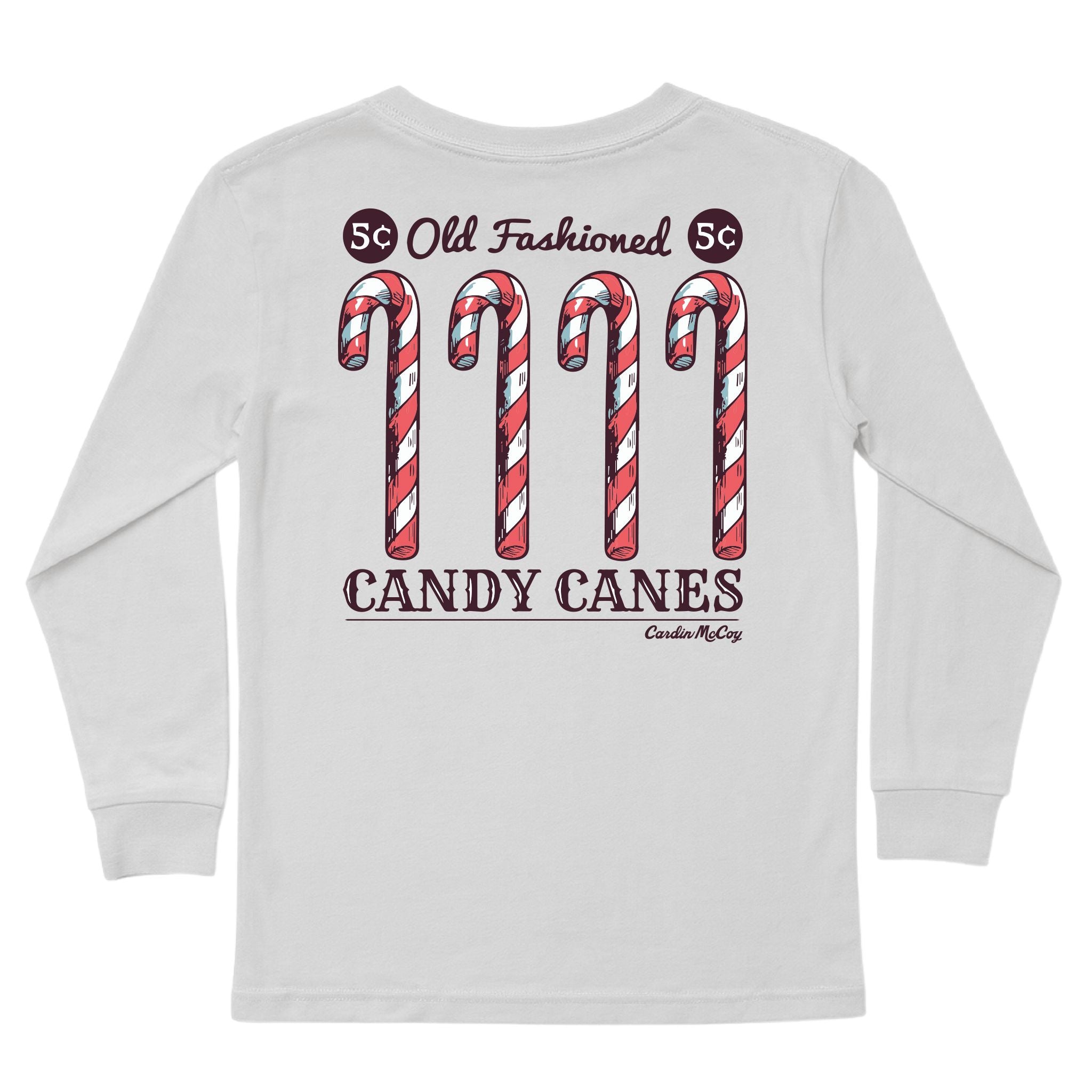 Kids' Candy Cane Co. Long-Sleeve Tee Long Sleeve T-Shirt Cardin McCoy Ice Gray XXS (2/3) Pocket