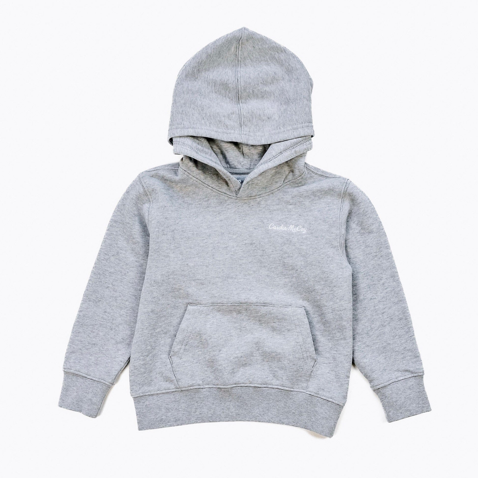 Kids' Cardin McCoy Embroidered Pullover Hoodie Heather Gray Sweatshirt Cardin McCoy Heather Gray XXS (2/3) 