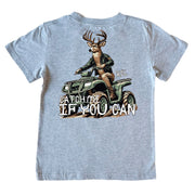 Kids' Catch Me If You Can Short-Sleeve Tee Short Sleeve T-Shirt Cardin McCoy Heather Gray XXS (2/3) Pocket