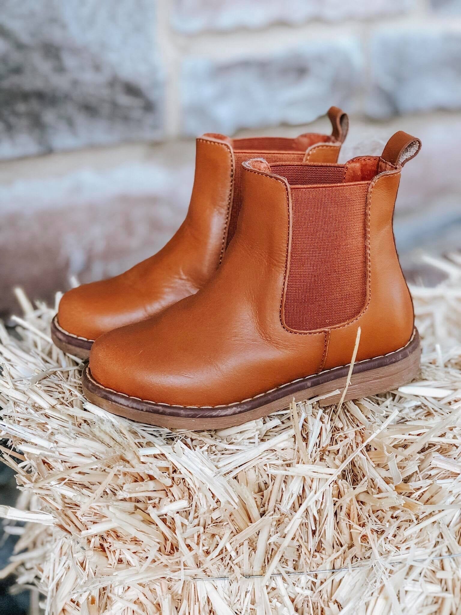 Kids' Chelsea Boots Caramel Footwear Cardin McCoy 
