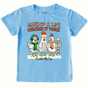Kids' Chicken It Twice Front Design Short-Sleeve Tee Short Sleeve T-Shirt Cardin McCoy Light Blue XXS (2/3) Pocket