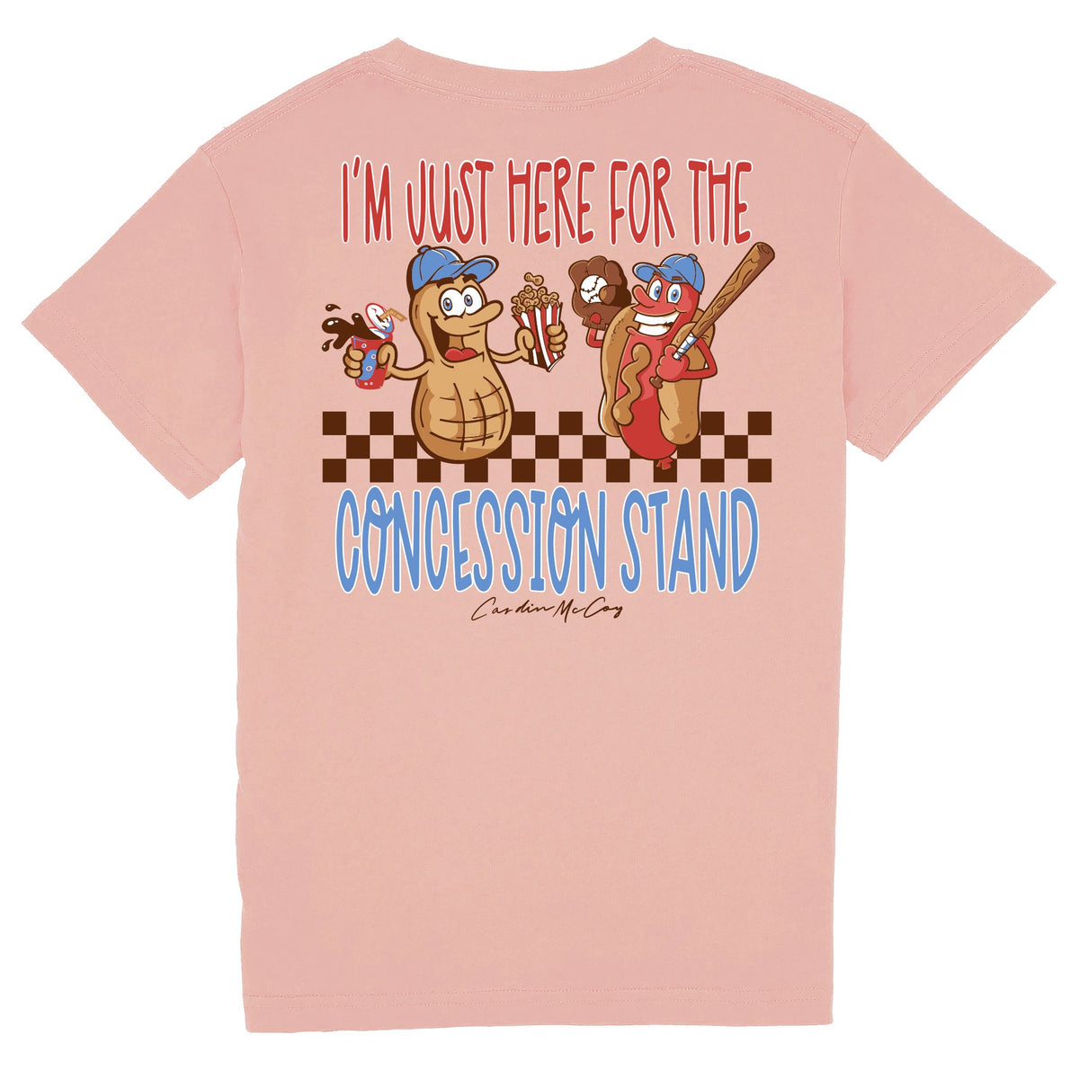 Kids' Concession Stand Short Sleeve Pocket Tee Short Sleeve T-Shirt Cardin McCoy Rose Tan XXS (2/3) 