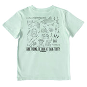 Kids' Dark Thirty Performance Short-Sleeve Tee Short Sleeve T-Shirt Cardin McCoy Surf Spray XXS (2/3) Performance