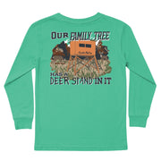 Kids' Deer Stand Long-Sleeve Tee Long Sleeve T-Shirt Cardin McCoy Green XXS (2/3) Pocket