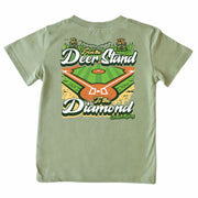 Kids' Deer Stand the Diamond Short-Sleeve Tee Short Sleeve T-Shirt Cardin McCoy Light Olive XXS (2/3) Pocket