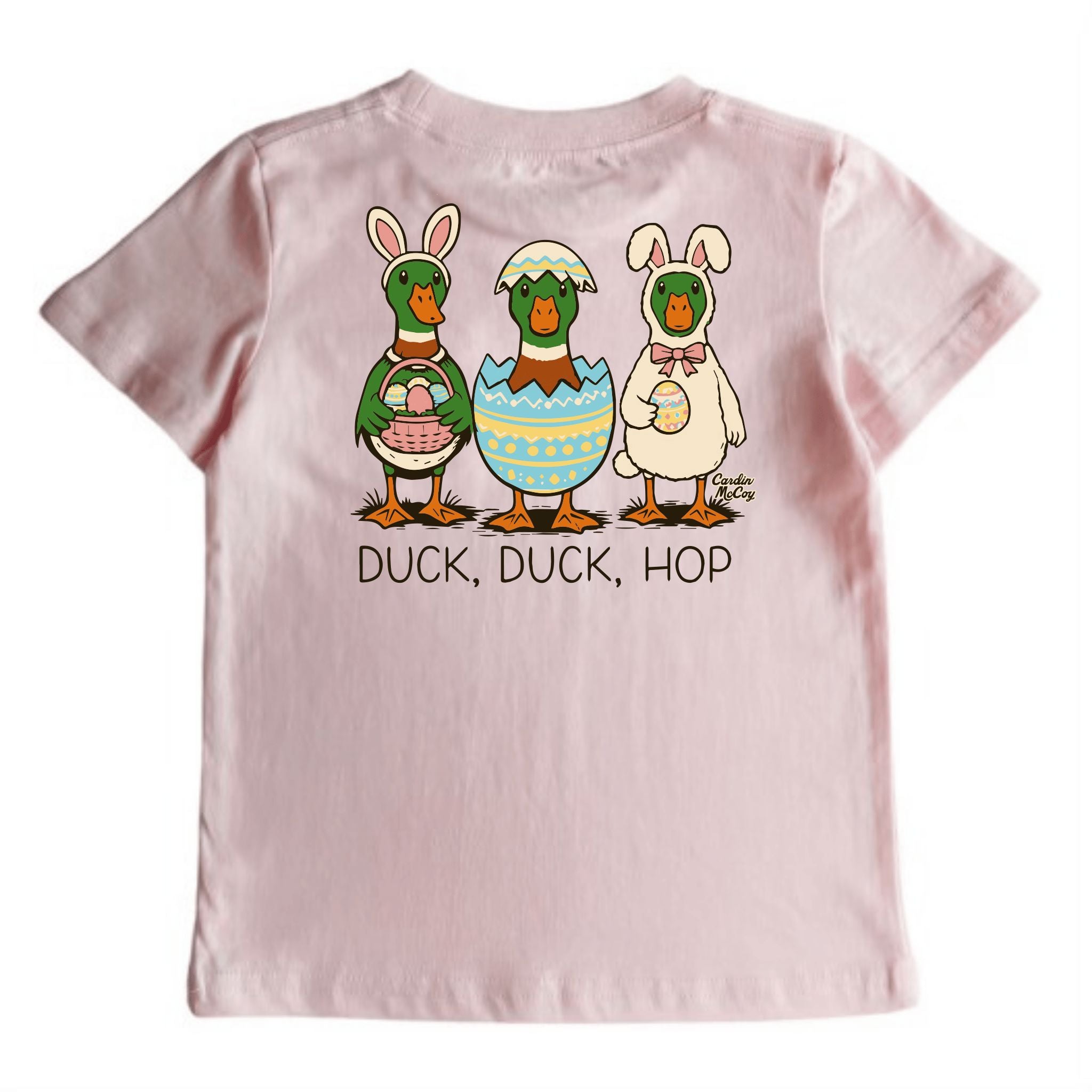Kids' Duck Duck Hop Short-Sleeve Tee Short Sleeve T-Shirt Cardin McCoy Light Pink XXS (2/3) Pocket