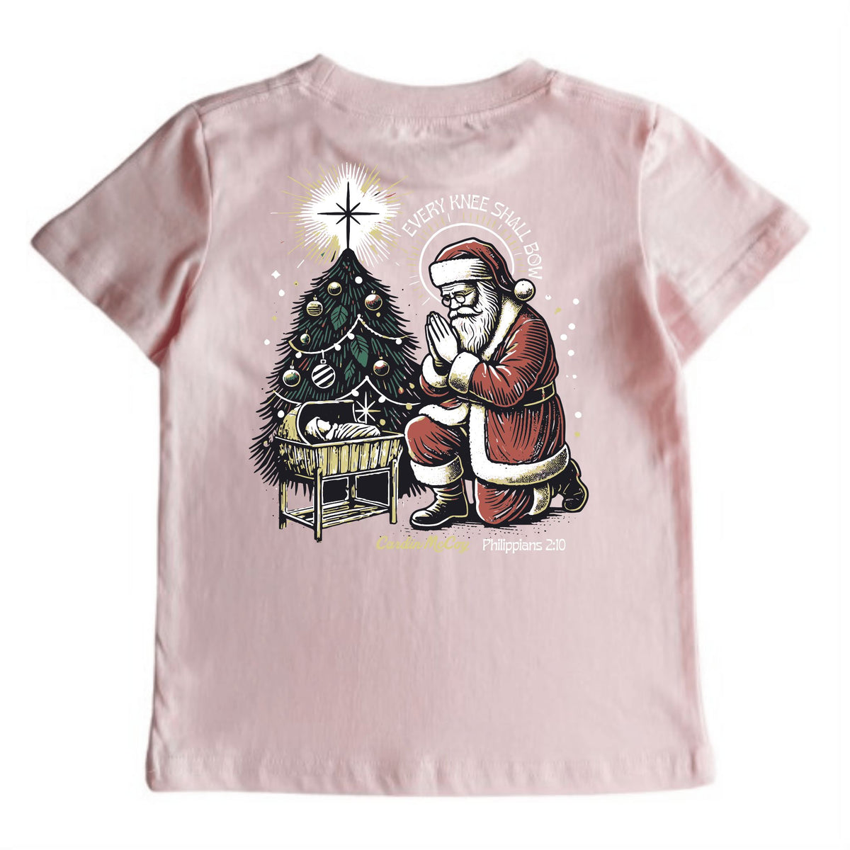 Kids' Every Knee Short-Sleeve Tee Short Sleeve T-Shirt Cardin McCoy Light Pink XXS (2/3) Pocket