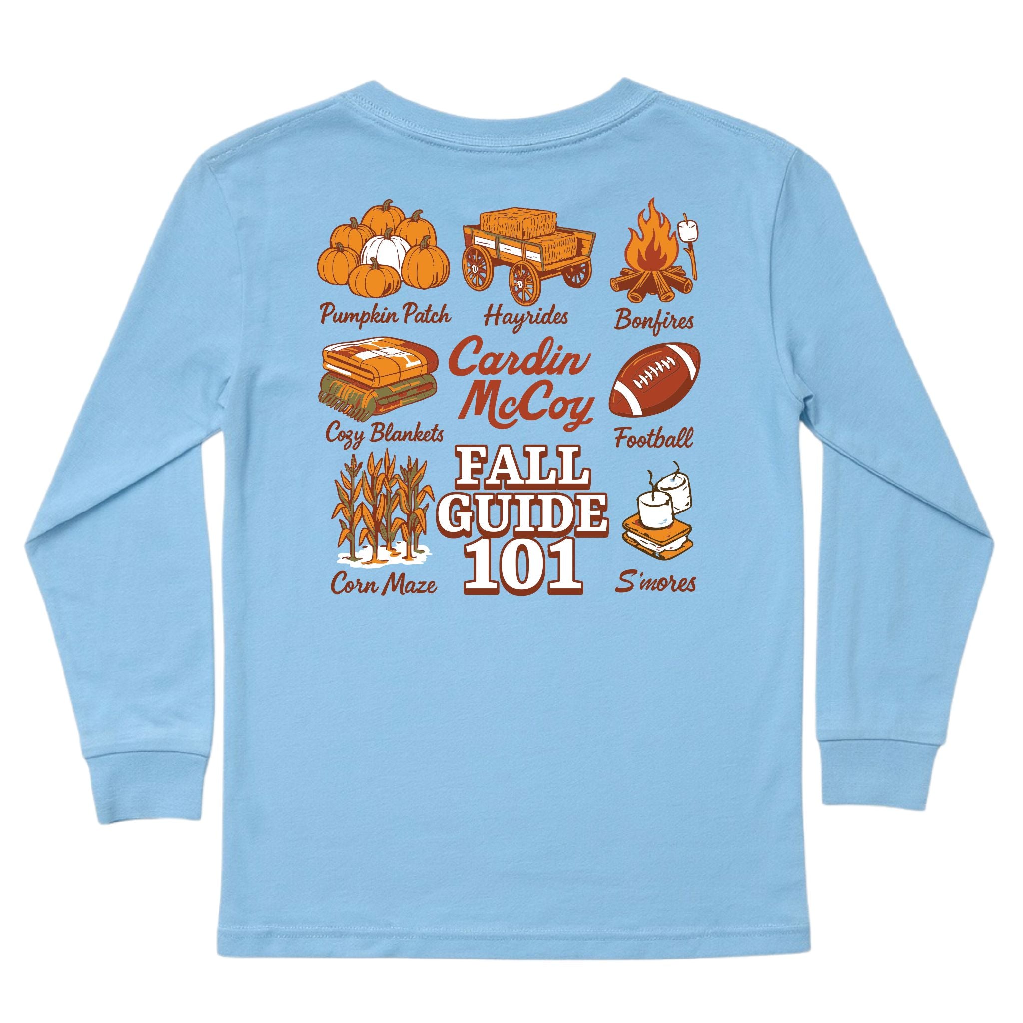 Kids' Fall Guide 101 Long-Sleeve Tee Long Sleeve T-Shirt Cardin McCoy Light Blue XXS (2/3) Pocket