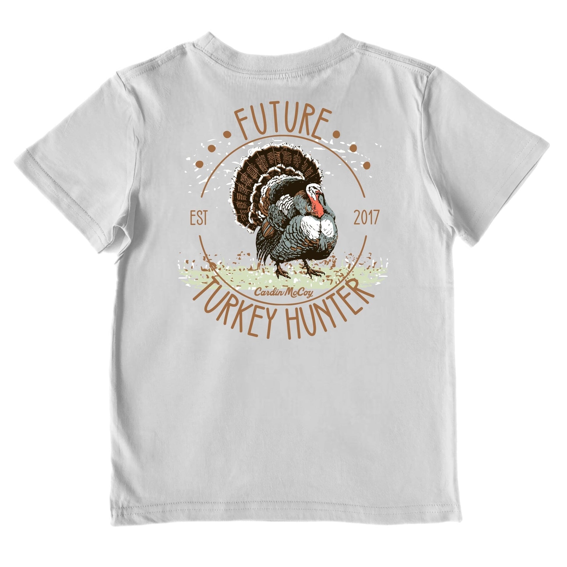 Kids' Future Turkey Hunter Short-Sleeve Performance Tee Short Sleeve T-Shirt Cardin McCoy Gray Mist XXS (2/3) Performance