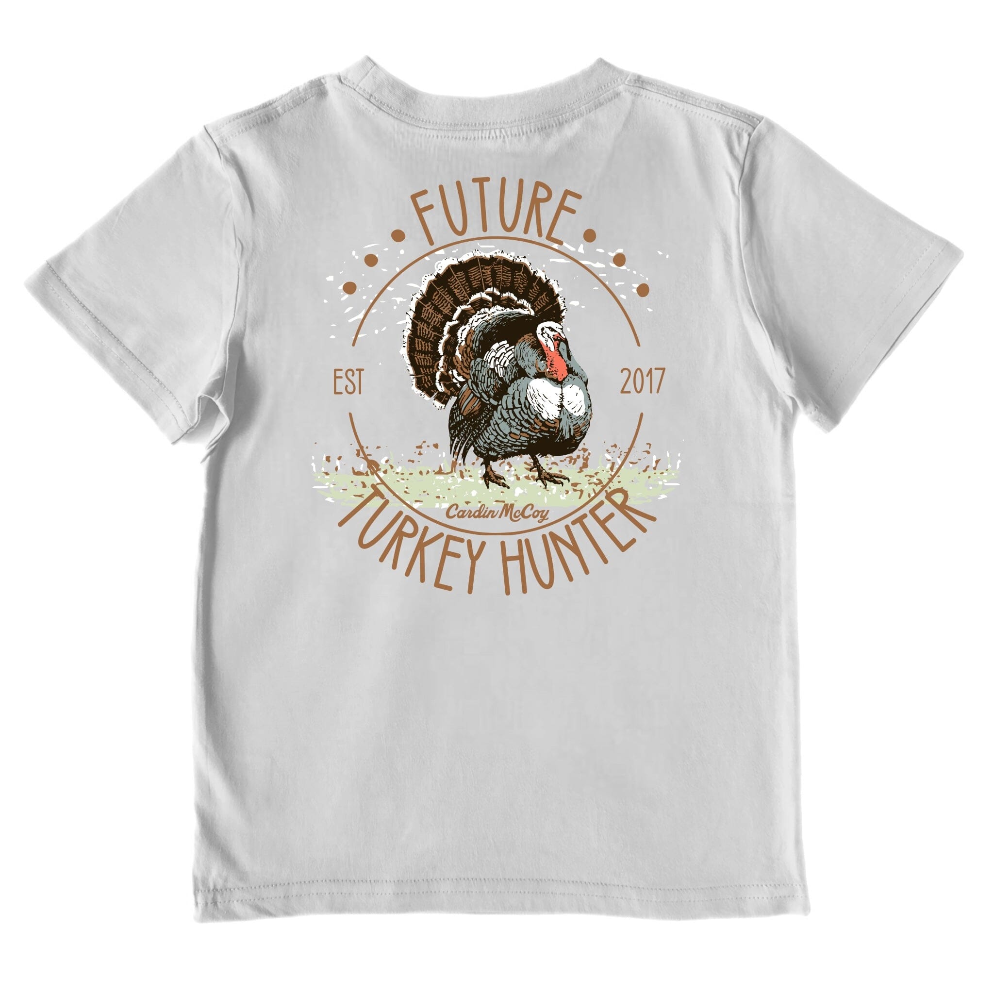 Kids' Future Turkey Hunter Short-Sleeve Performance Tee Short Sleeve T-Shirt Cardin McCoy Gray Mist XXS (2/3) Performance