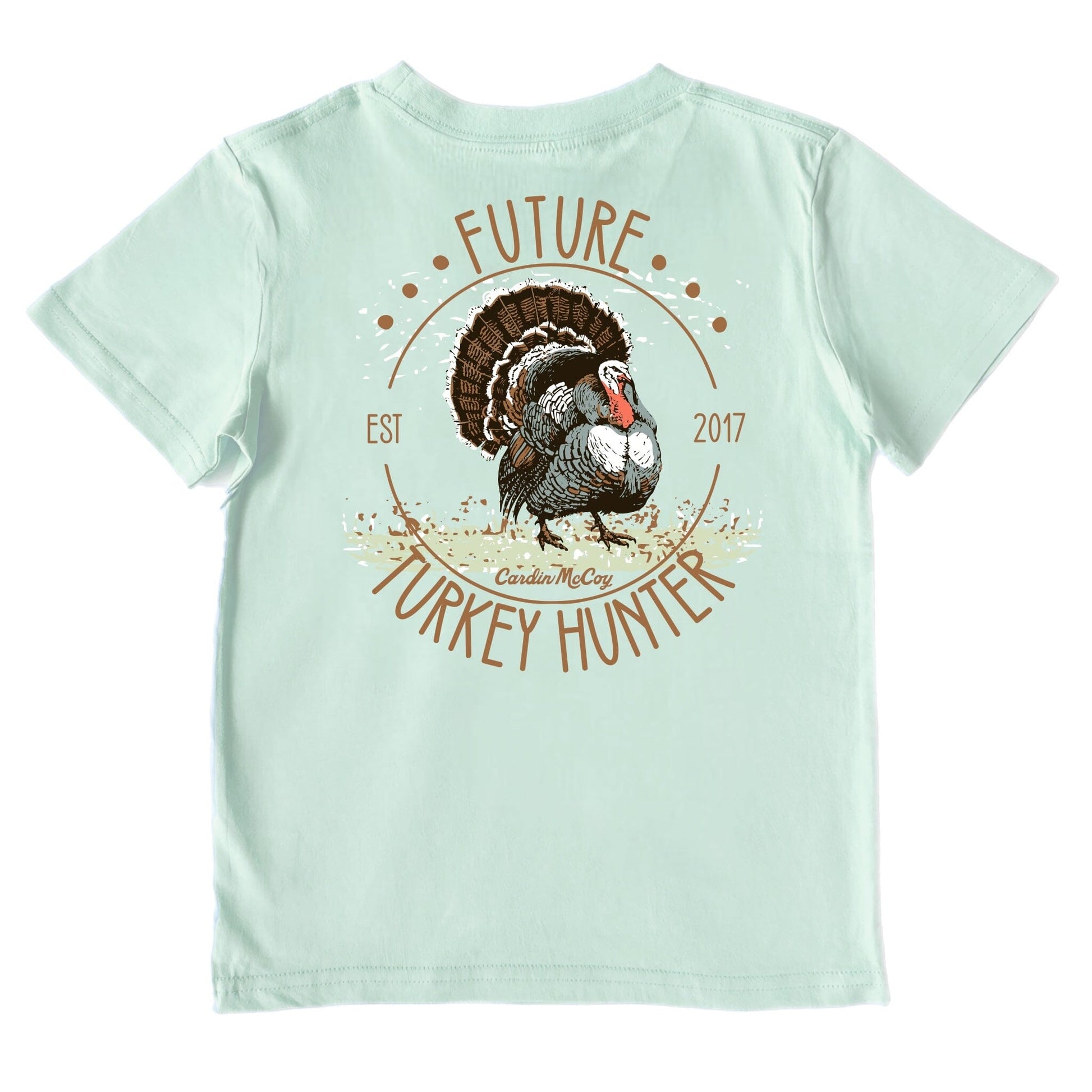 Kids' Future Turkey Hunter Short-Sleeve Performance Tee Short Sleeve T-Shirt Cardin McCoy Surf Spray XXS (2/3) Performance