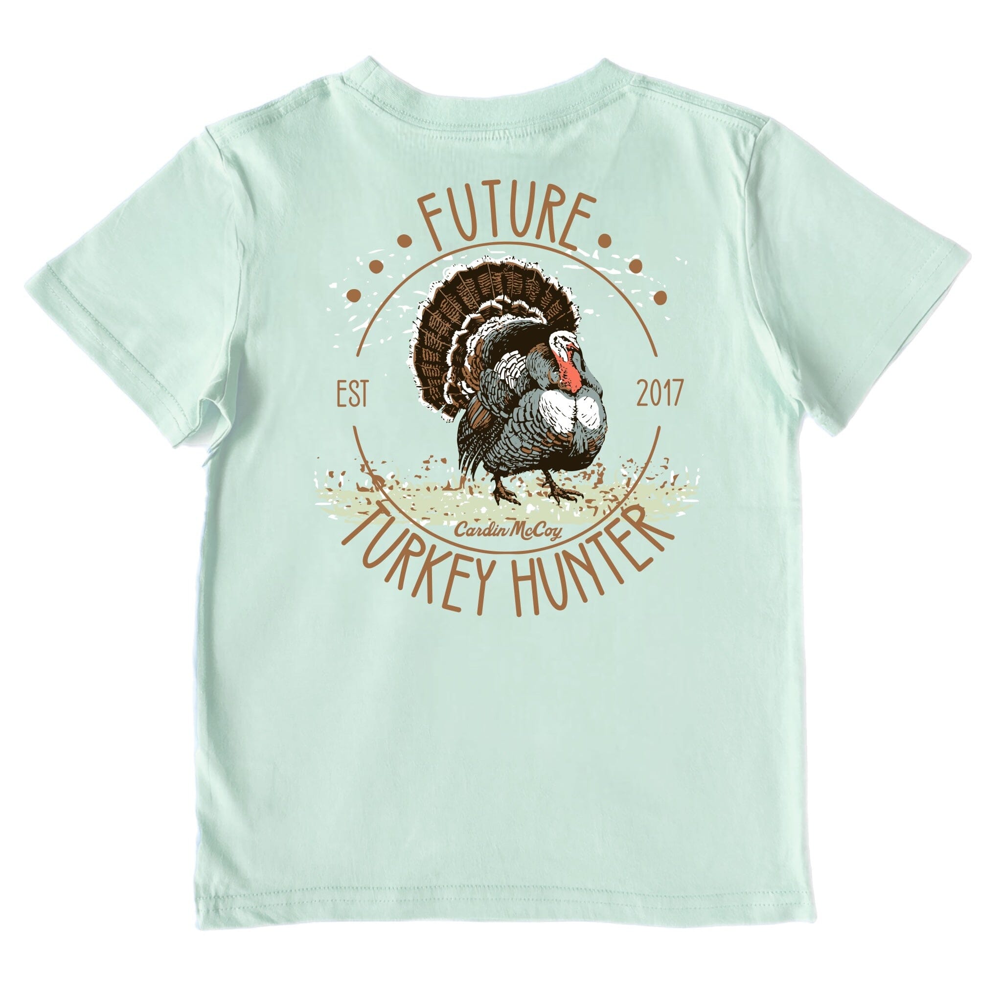 Kids' Future Turkey Hunter Short-Sleeve Performance Tee Short Sleeve T-Shirt Cardin McCoy Surf Spray XXS (2/3) Performance
