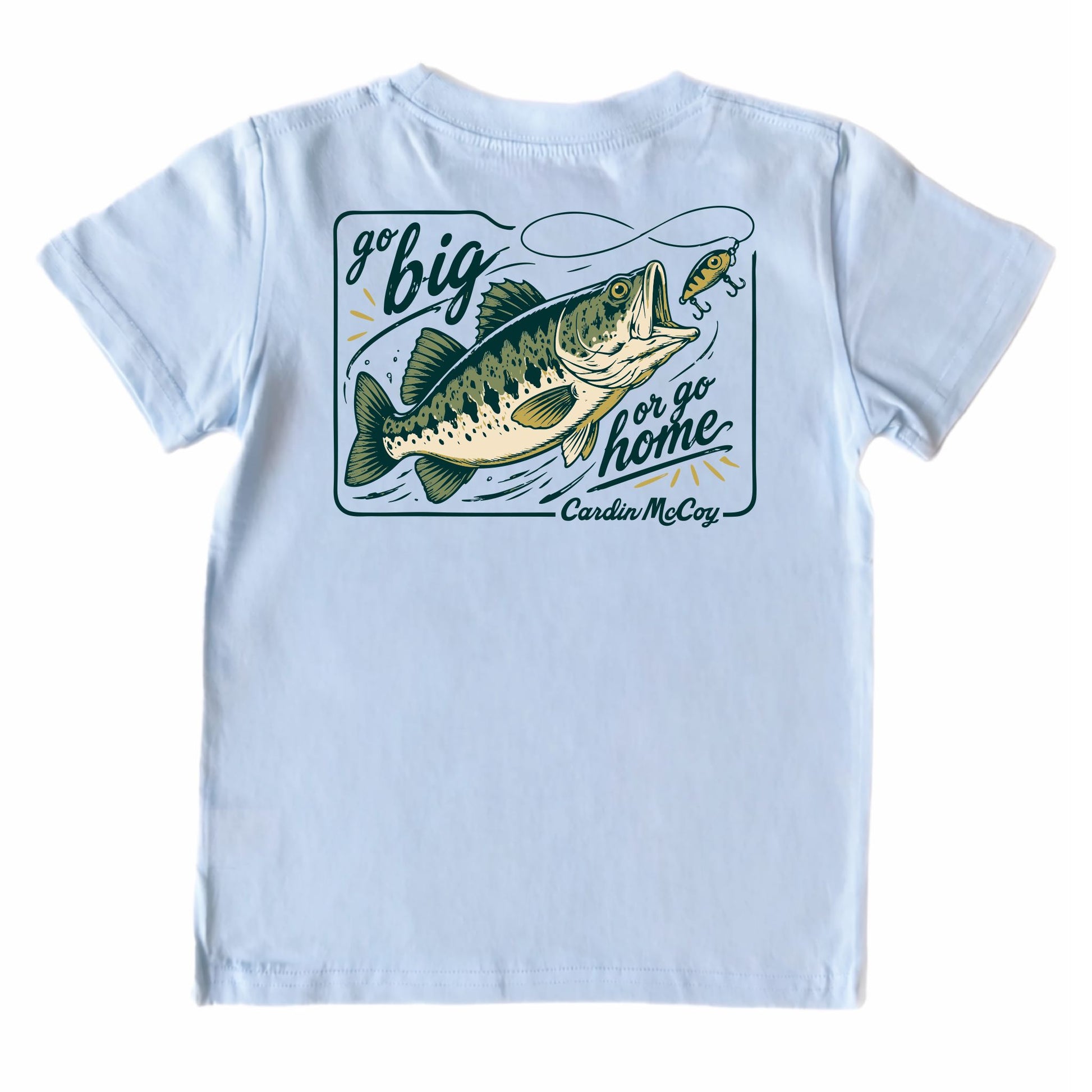 Kids' Go Big or Go Home Short-Sleeve Tee Short Sleeve T-Shirt Cardin McCoy Cool Blue XXS (2/3) Pocket