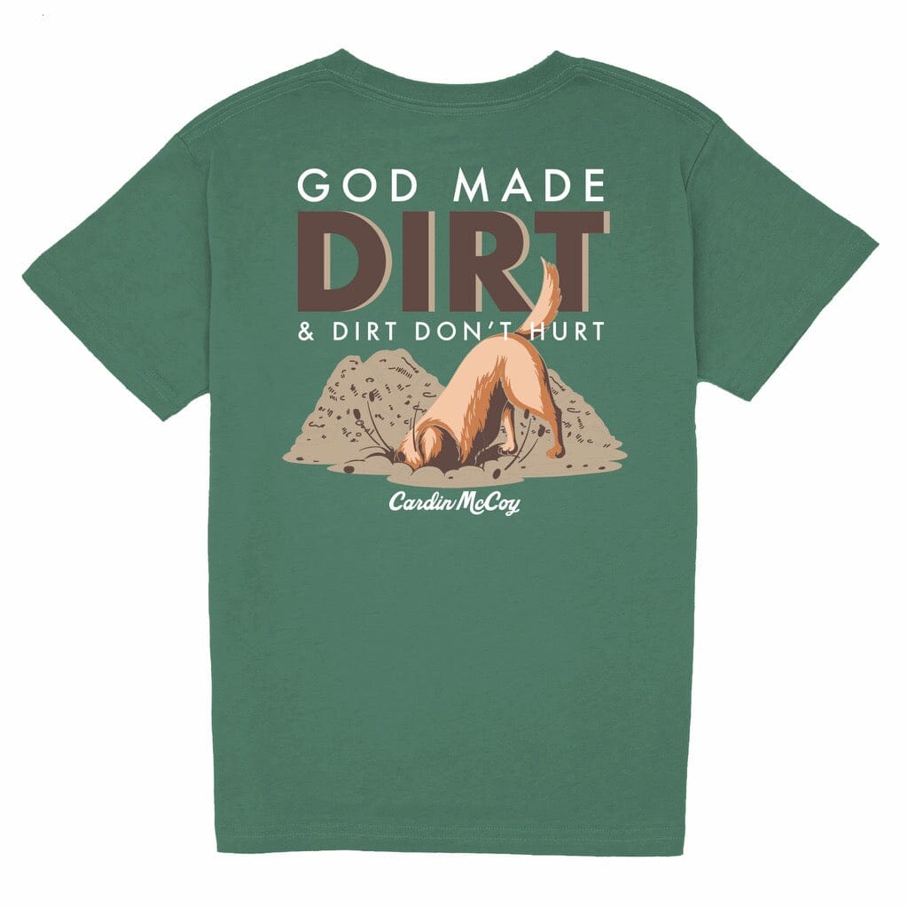 Kids' God Made Dirt Short Sleeve Pocket Tee Short Sleeve T-Shirt Cardin McCoy Dark Olive XXS (2/3) Pocket