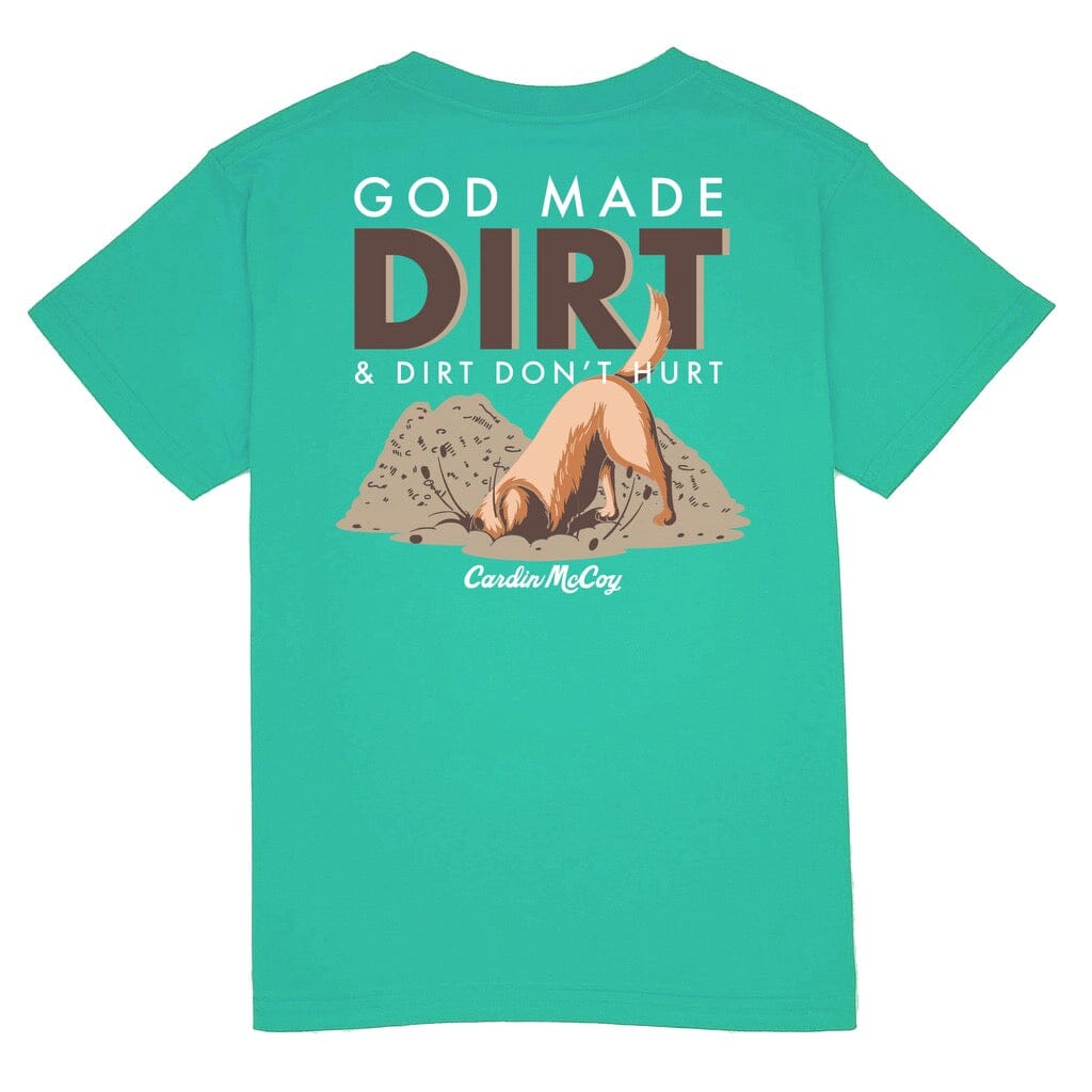 Kids' God Made Dirt Short Sleeve Pocket Tee Short Sleeve T-Shirt Cardin McCoy Teal XXS (2/3) Pocket