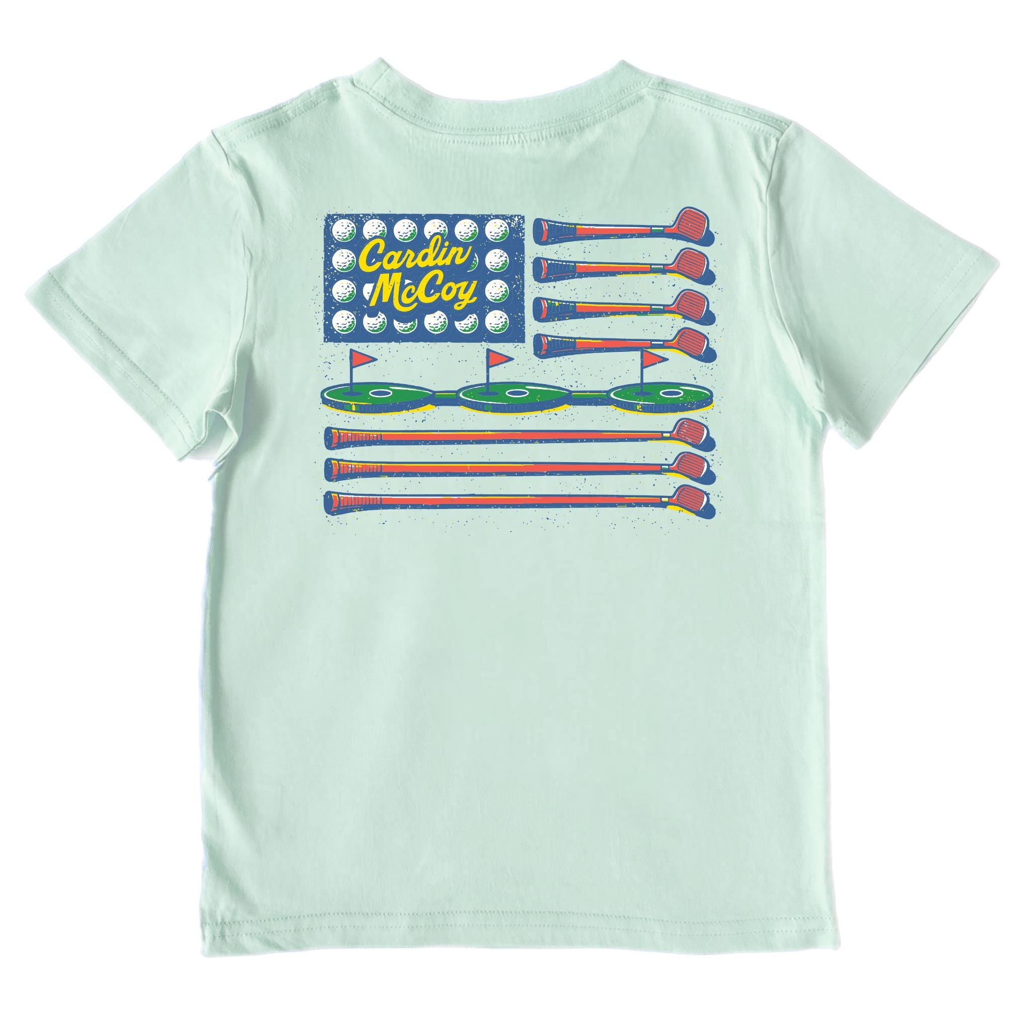 Kids' Golf Flag Performance Short-Sleeve Tee Short Sleeve T-Shirt Cardin McCoy Surf Spray XXS (2/3) Performance