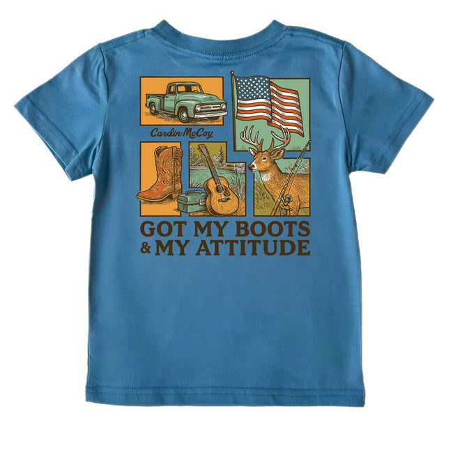 Kids' Got My Boots Short-Sleeve Tee