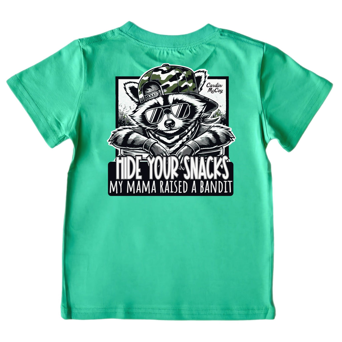 Kids' Hide Your Snacks Short-Sleeve Tee Short Sleeve T-Shirt Cardin McCoy Green XXS (2/3) Pocket