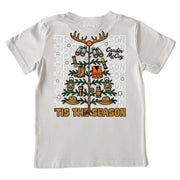 Kids' Hunting Christmas Tree Short-Sleeve Tee Short Sleeve T-Shirt Cardin McCoy Ice Gray XXS (2/3) Pocket