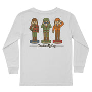 Kids' Hunting Nutcrackers Long-Sleeve Tee Long Sleeve T-Shirt Cardin McCoy Ice Gray XXS (2/3) Pocket