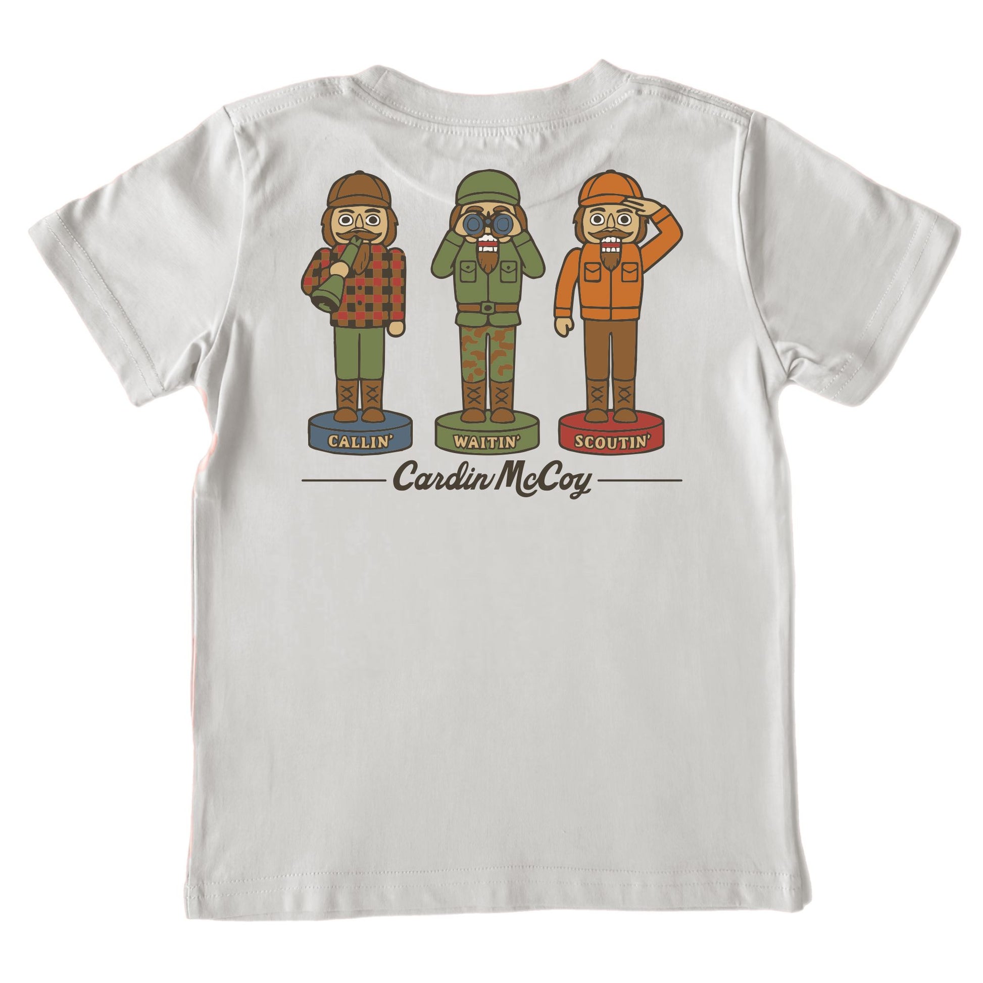 Kids' Hunting Nutcrackers Short-Sleeve Tee Short Sleeve T-Shirt Cardin McCoy Ice Gray XXS (2/3) Pocket